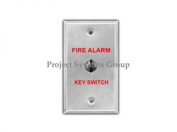 Stainless Plate with Key Switch สวิทซ์กุญแจ รุ่น ST-KEY Plate with Key Switch วัสดุทำจากสแตนเลส